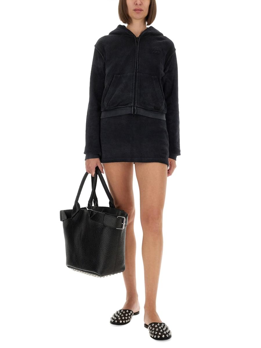 Alexander Wang Women Alexander Wang Women Cotton Terry Sweatshirt With Zipper