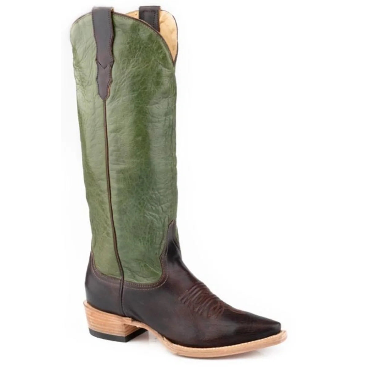 Stetson Clover (Green) - Women's Leather Cowgirl Boot