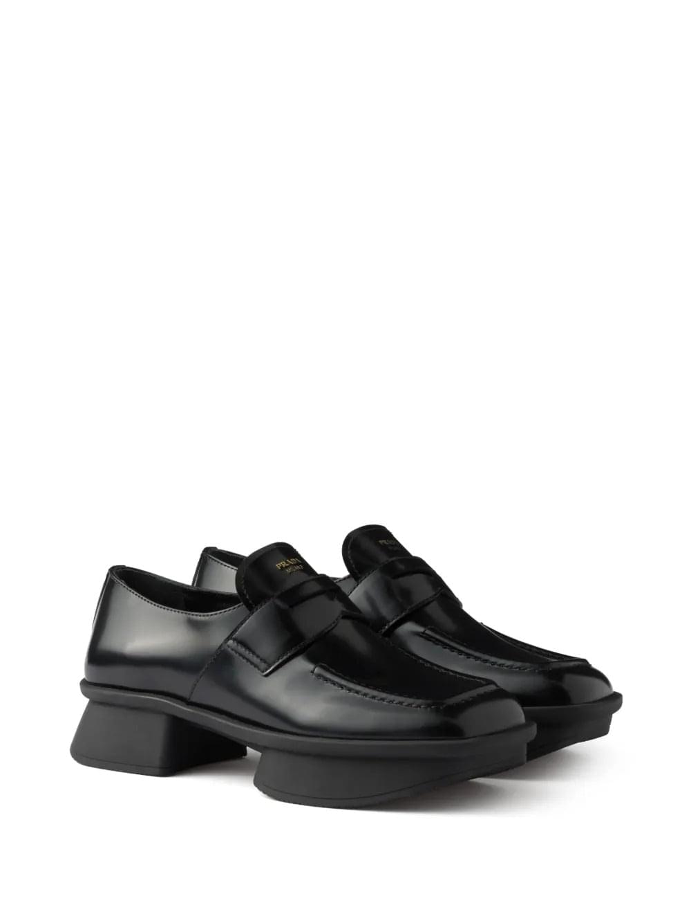Prada Women Prada Women Equal Brushed Leather Loafers