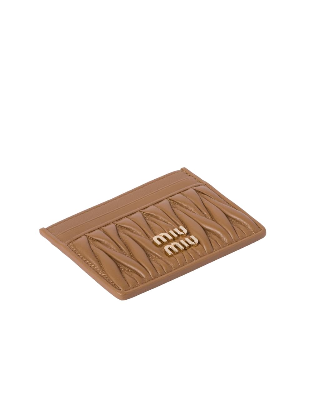 Miu Miu Women Portacarte In Nappa Matelassé