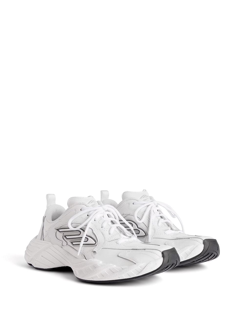 Balenciaga Women Monday Cowskin And Polyester Sneakers