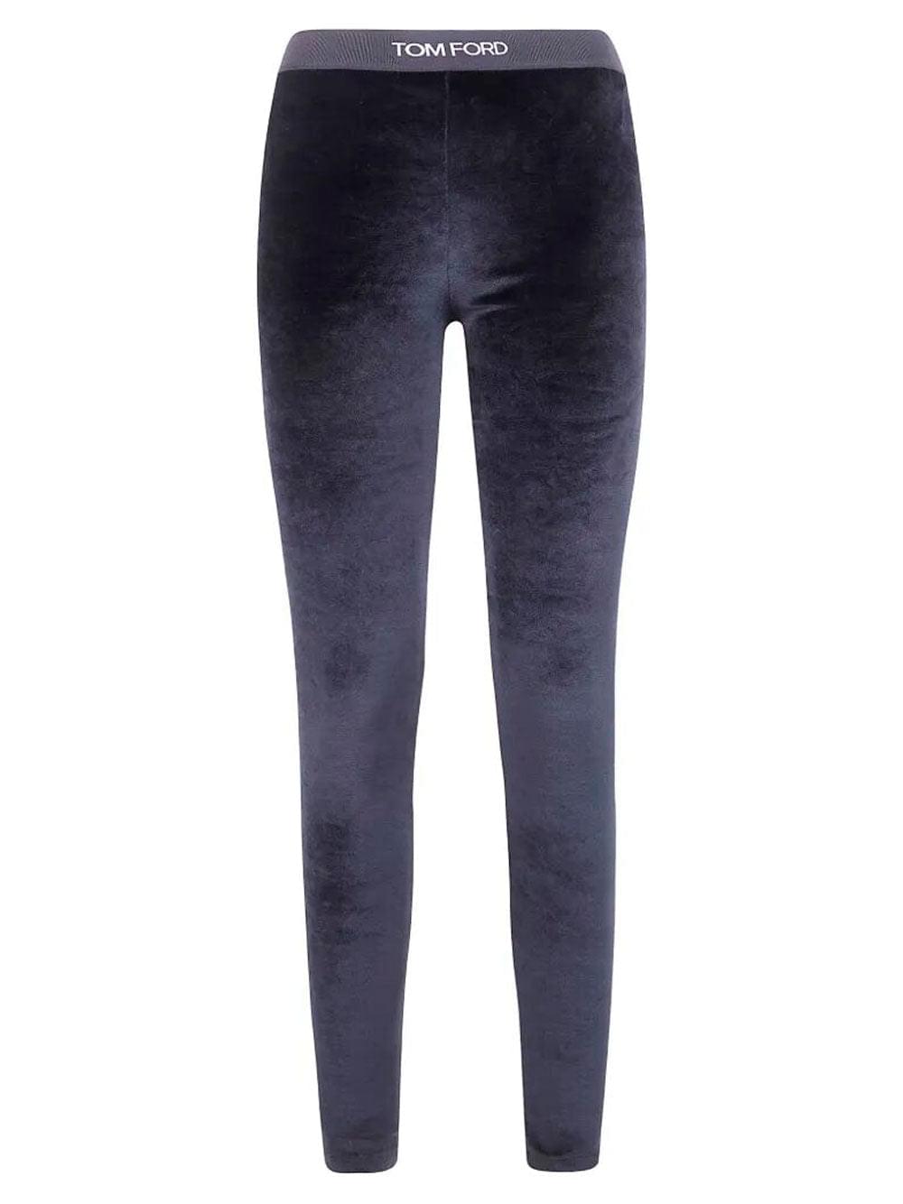 Tom Ford Women Stretch Lustrous Velour Signature Leggings