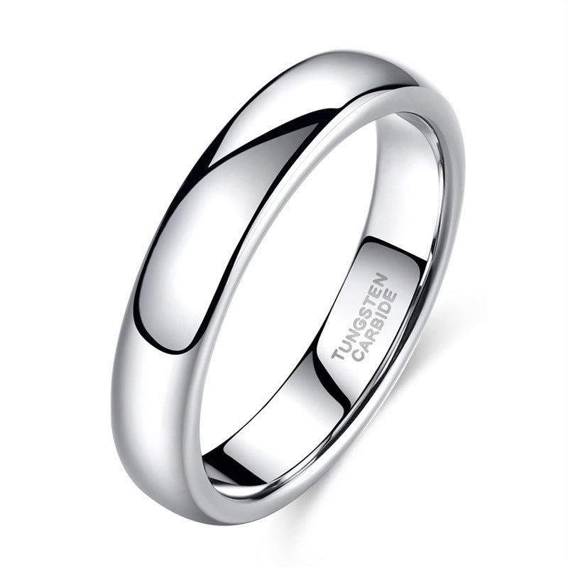 Sleek Unisex Polished Tungsten Carbide Ring That Wont Fade