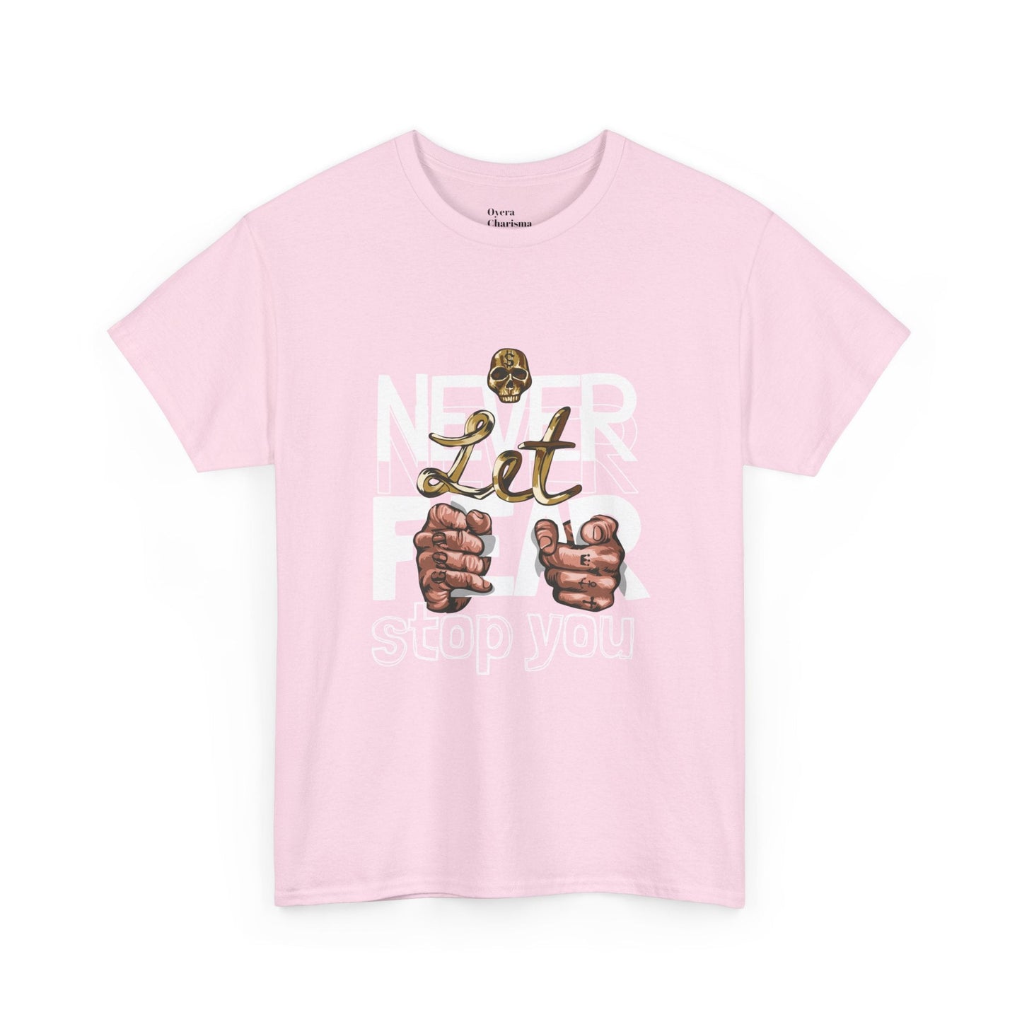 Never Give Up Heavy Cotton Tee