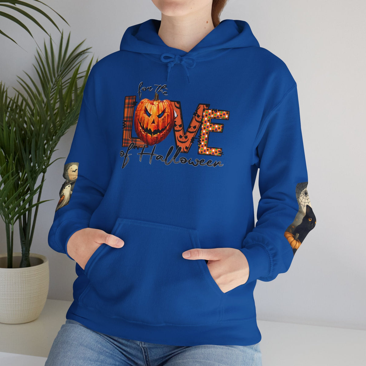 For the Love of Halloween Hoodie Sweatshirt Cozy Fall Style
