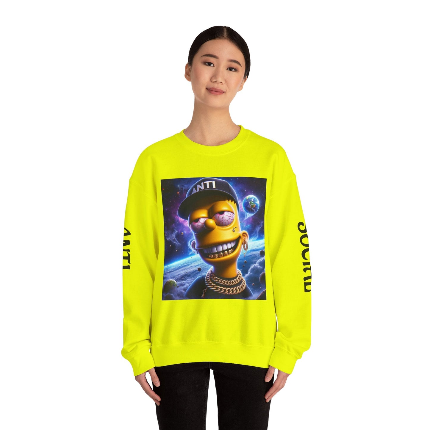 “Anti Social” Heavy Blend™ Crewneck Sweatshirt