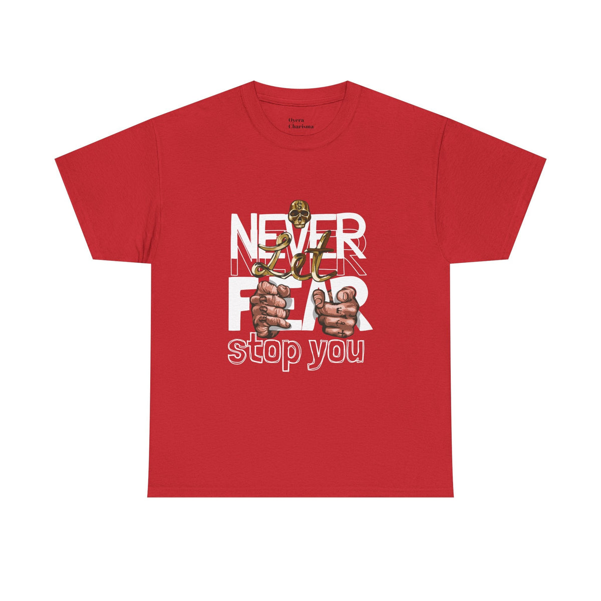 Never Give Up Heavy Cotton Tee