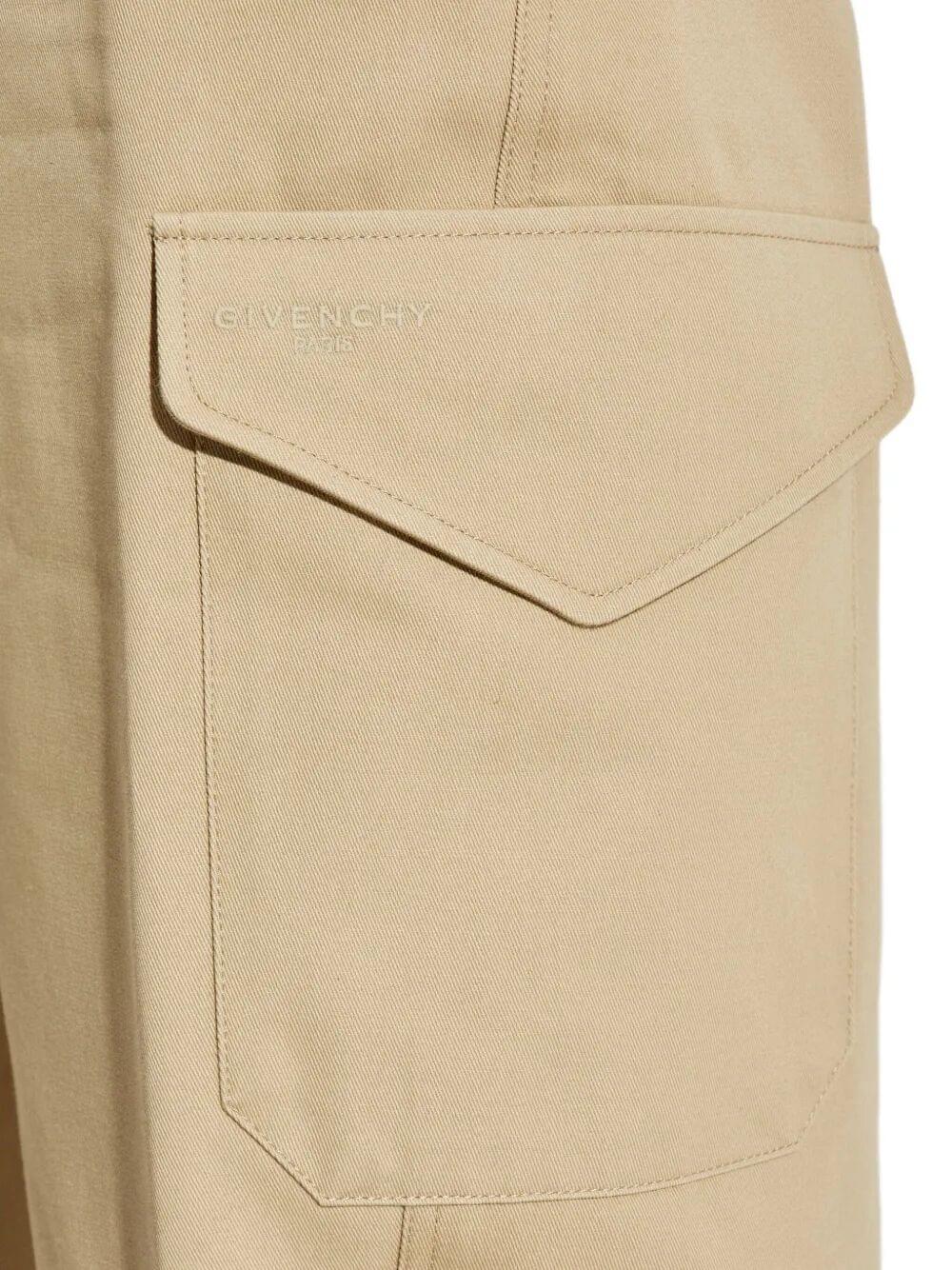 Givenchy Women Cotton And Wool Cocoon Trousers With Pockets