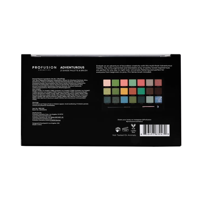 21 Shade Palette - Adventurous