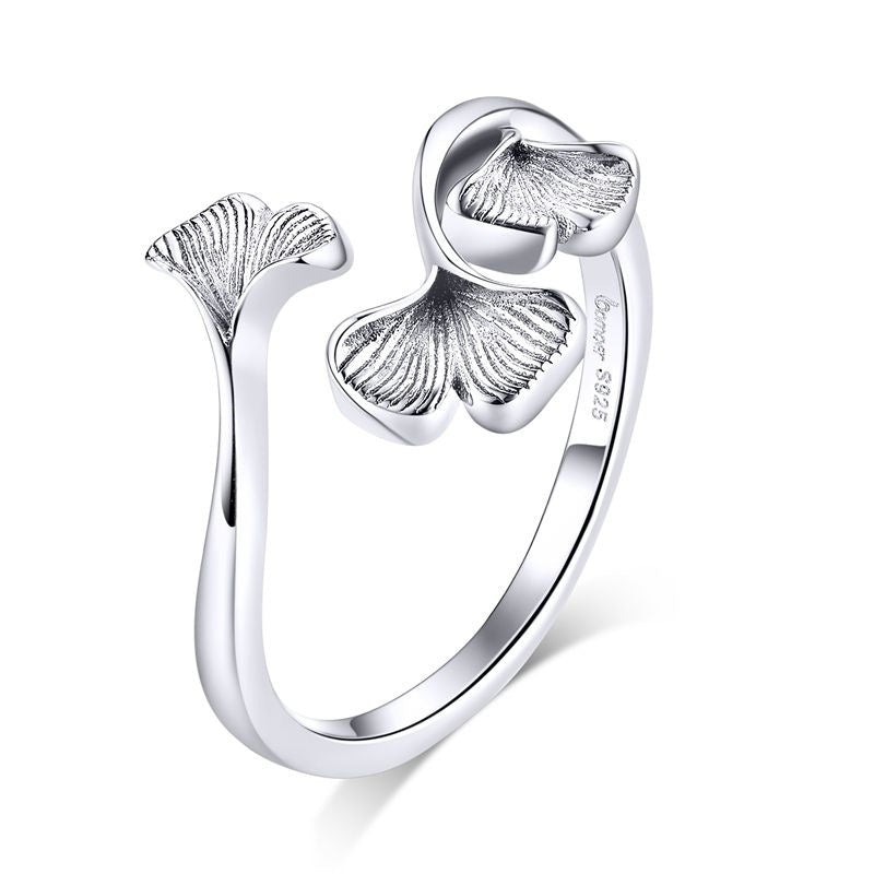 S925 Sterling Silver Open Adjustable Ring