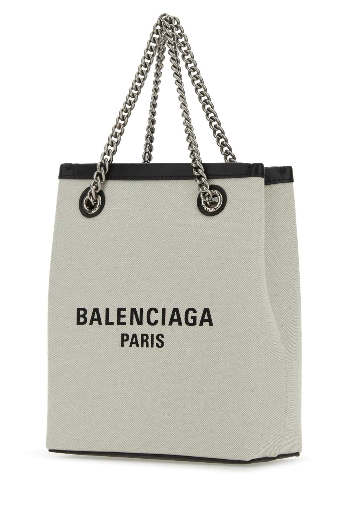 Balenciaga Women Balenciaga Women Sand Canvas Duty Free Handbag