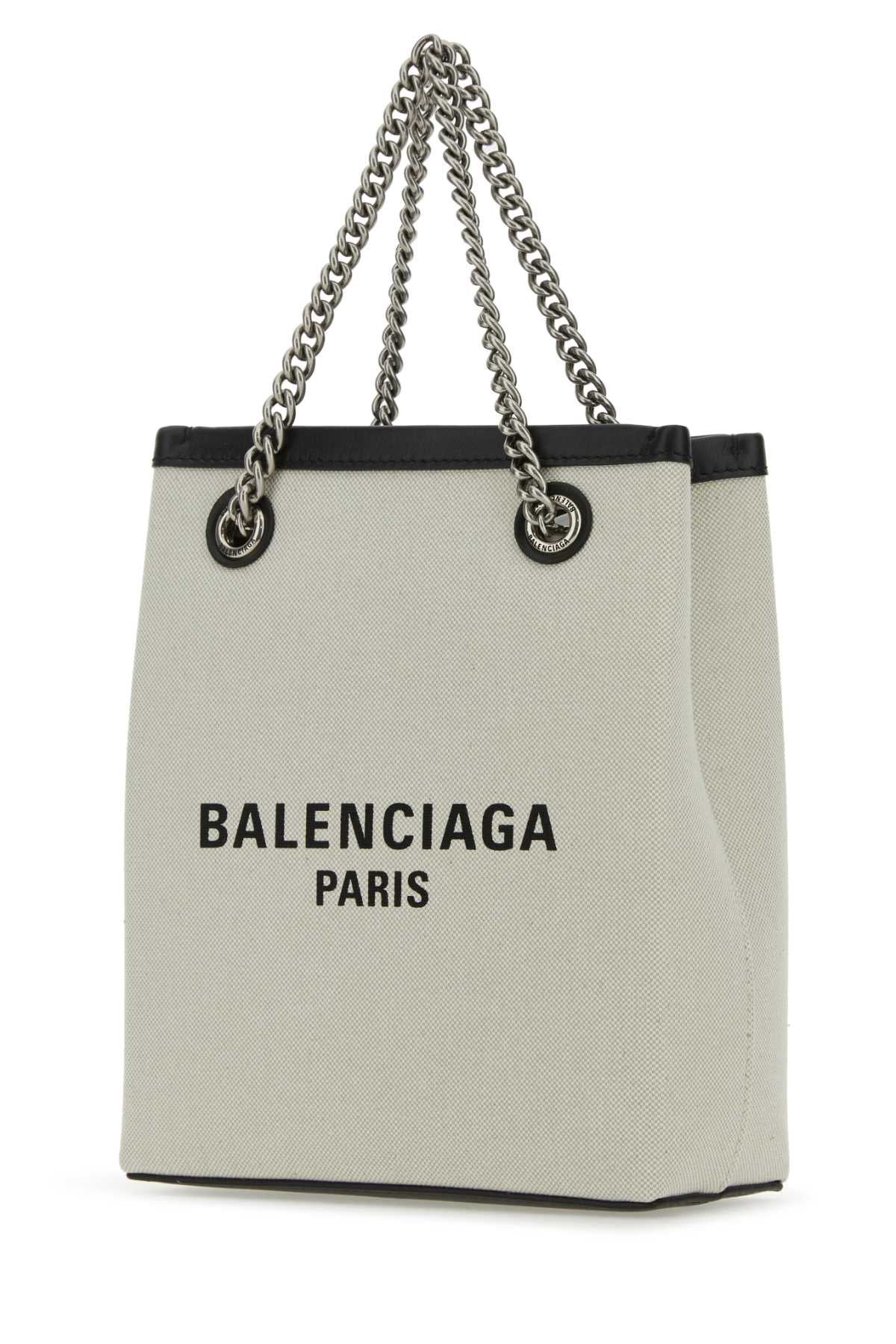 Balenciaga Women Balenciaga Women Sand Canvas Duty Free Handbag