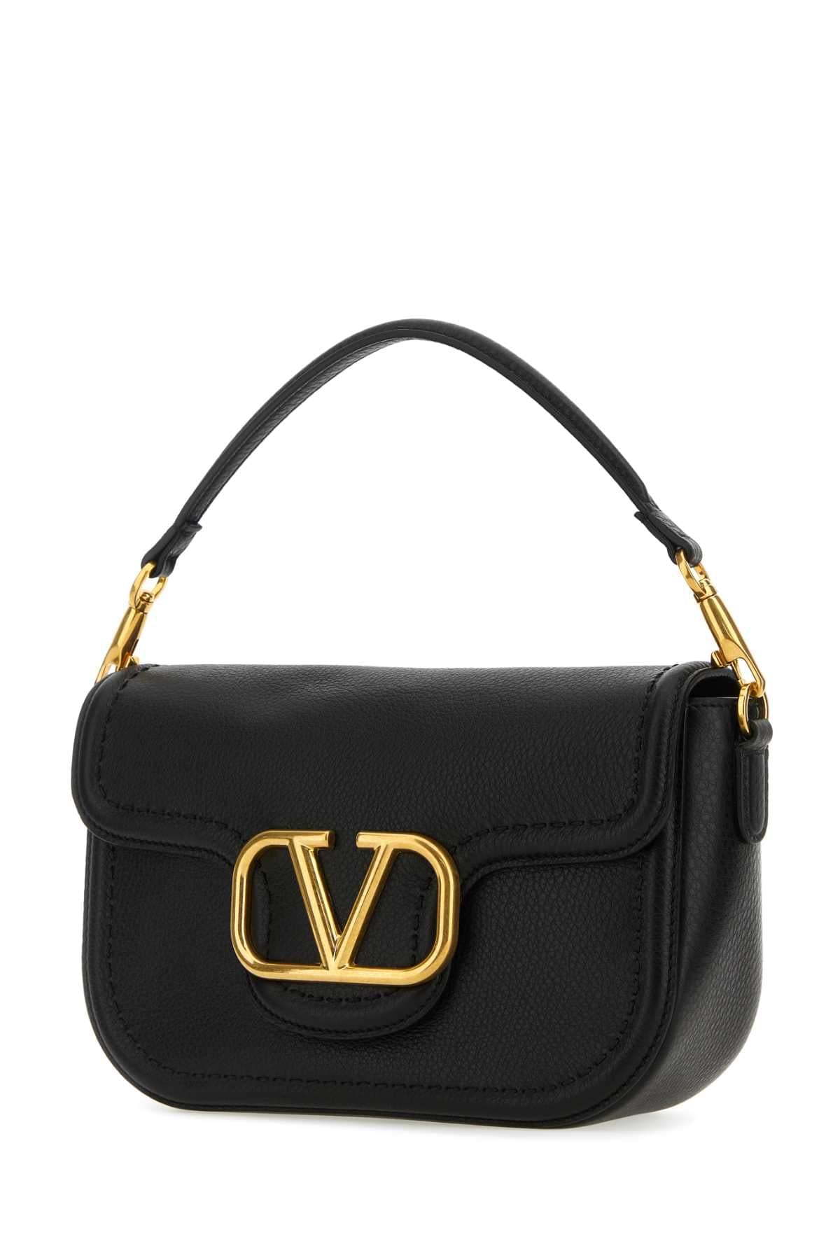 Valentino Garavani Women Valentino Garavani Women Black Leather Alltime Shoulder Bag