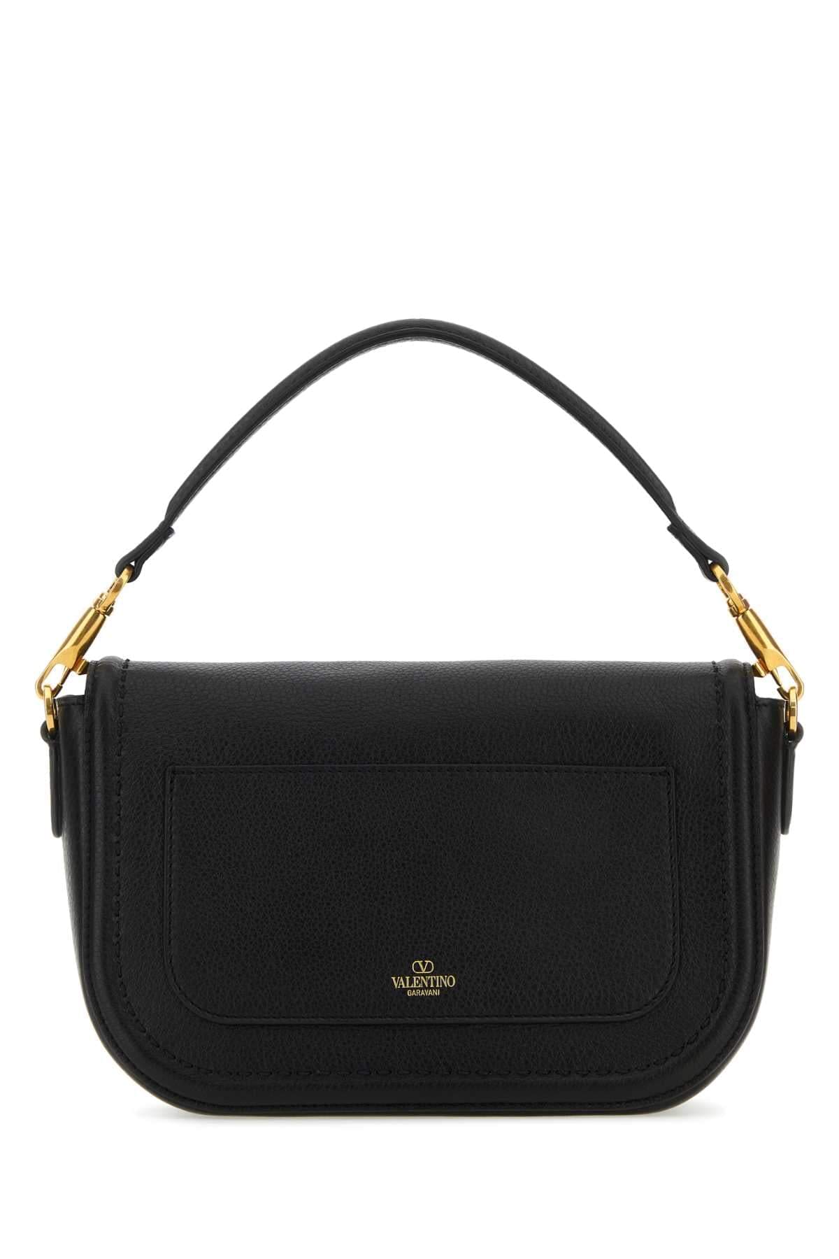 Valentino Garavani Women Valentino Garavani Women Black Leather Alltime Shoulder Bag
