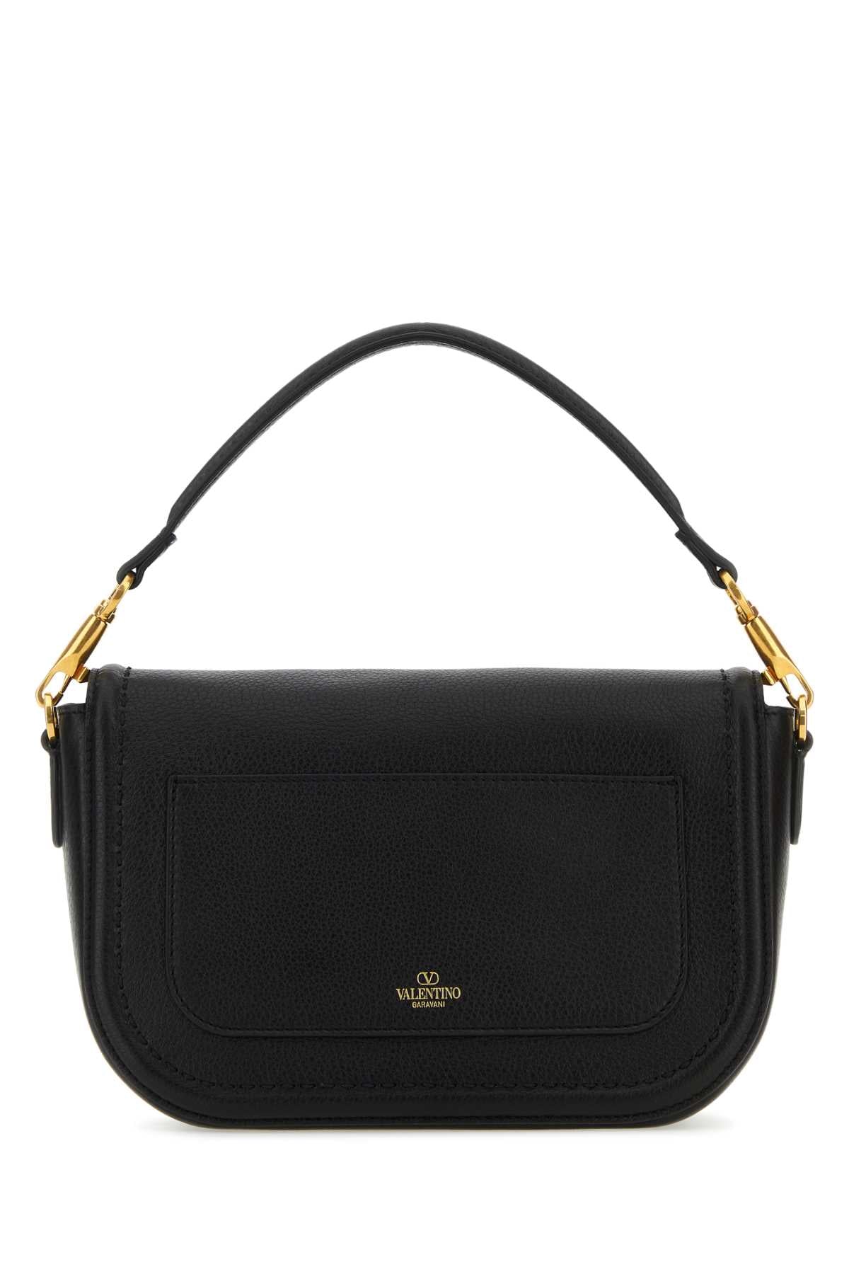 Valentino Garavani Women Valentino Garavani Women Black Leather Alltime Shoulder Bag