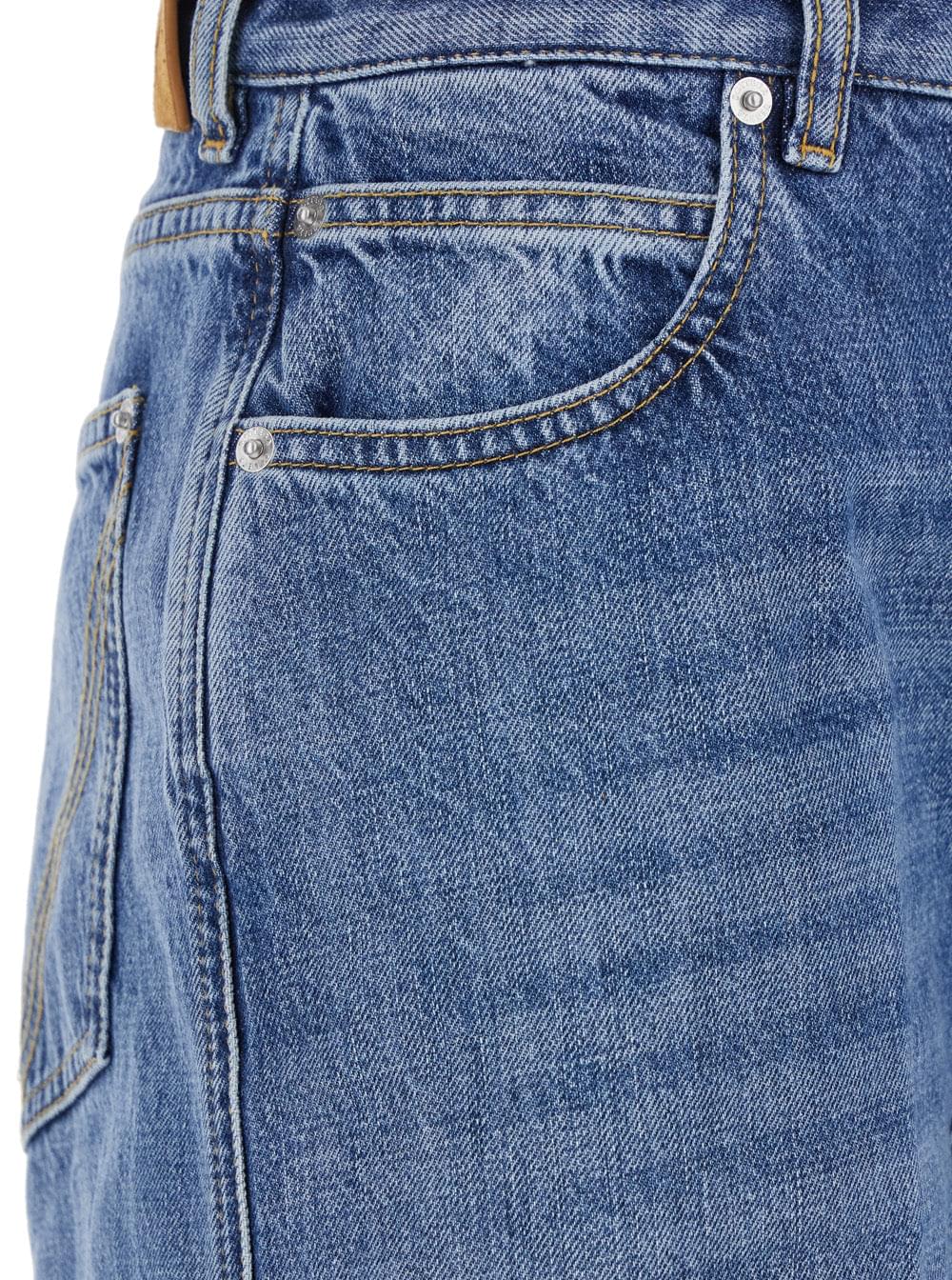 Bottega Veneta Women Bottega Veneta Women 'Vintage Indigo' Blue Jeans With Turn-Up Hem In Cotton Blend Woman