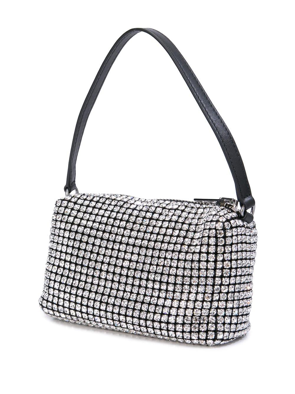 Alexander Wang Women Alexander Wang Women Heiress Medium Pouch In Crystal Mesh
