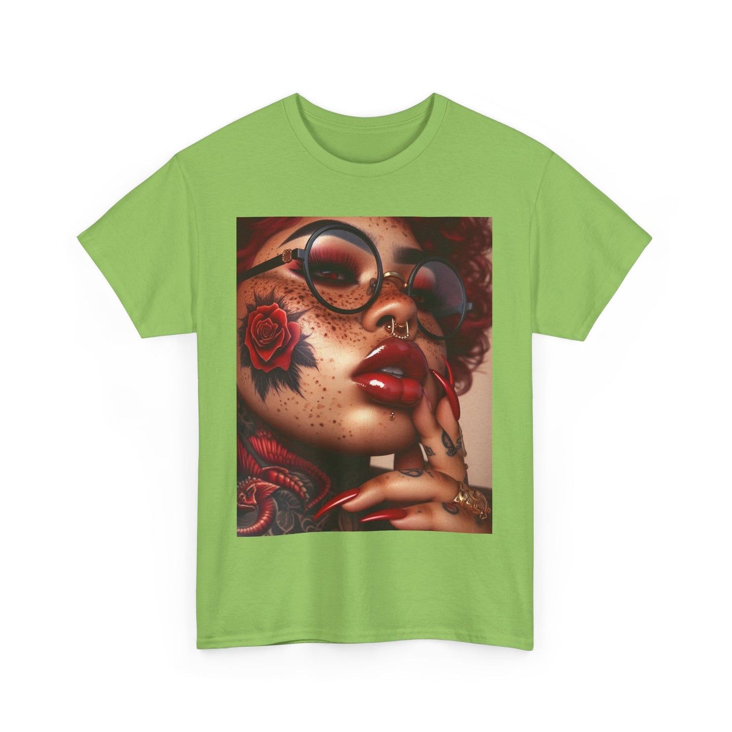 “Code Red” Cotton Graphic Tee