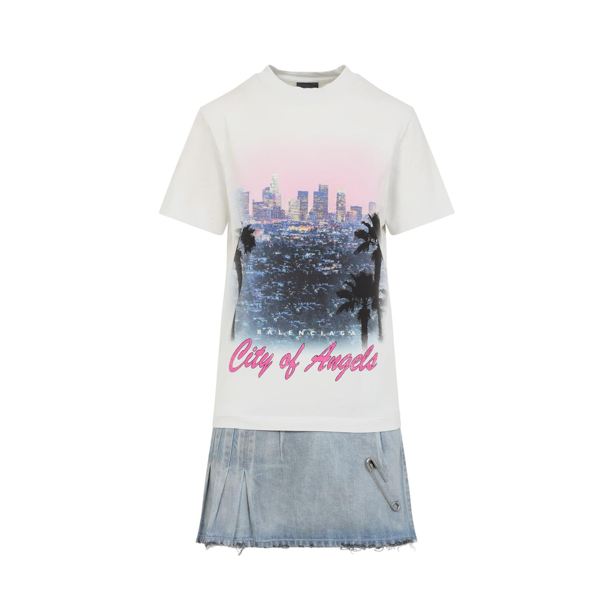 Balenciaga Layered Mini Dress Women
