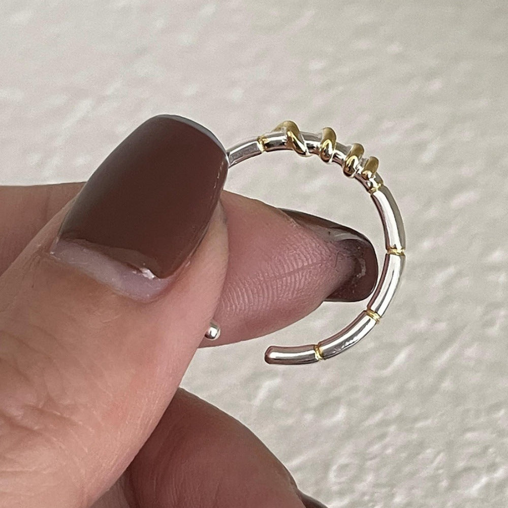 S925 Silver Rings Women, Minimalist Luxury Non-Fading Vintage Statement Rings