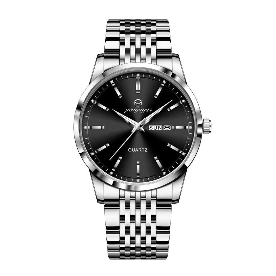 Swiss-brand Mens Watch Water-resistant Quartz Wristwatch