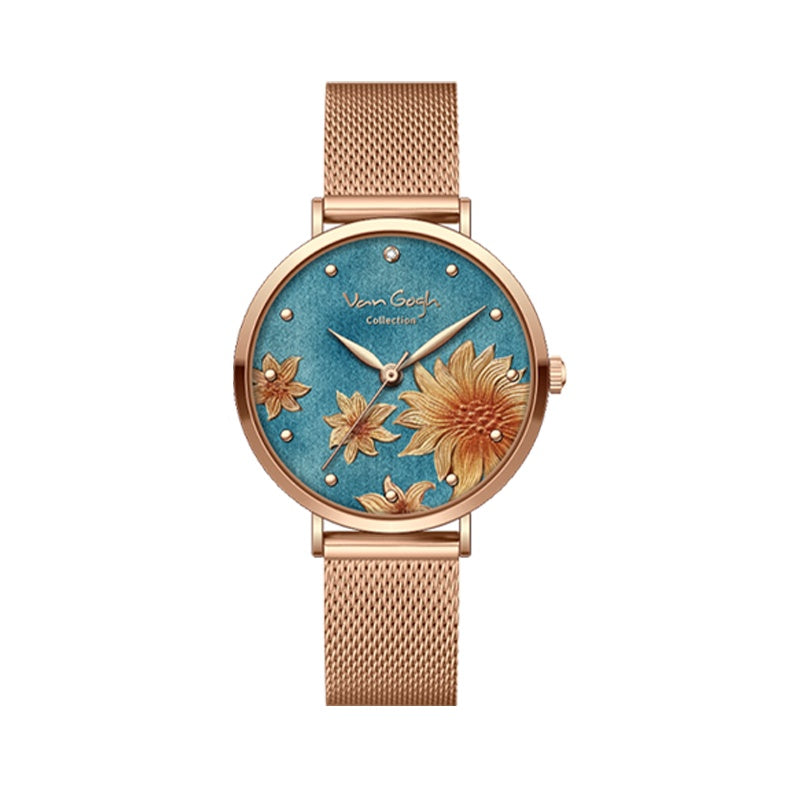 Van Gogh Sunflower Quartz Watch