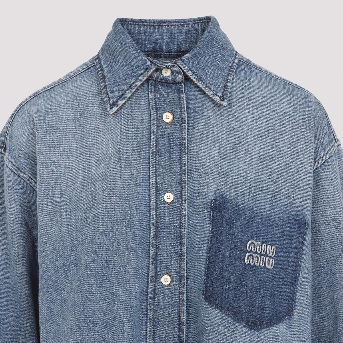 Miu Miu Denim Shirt Women Women