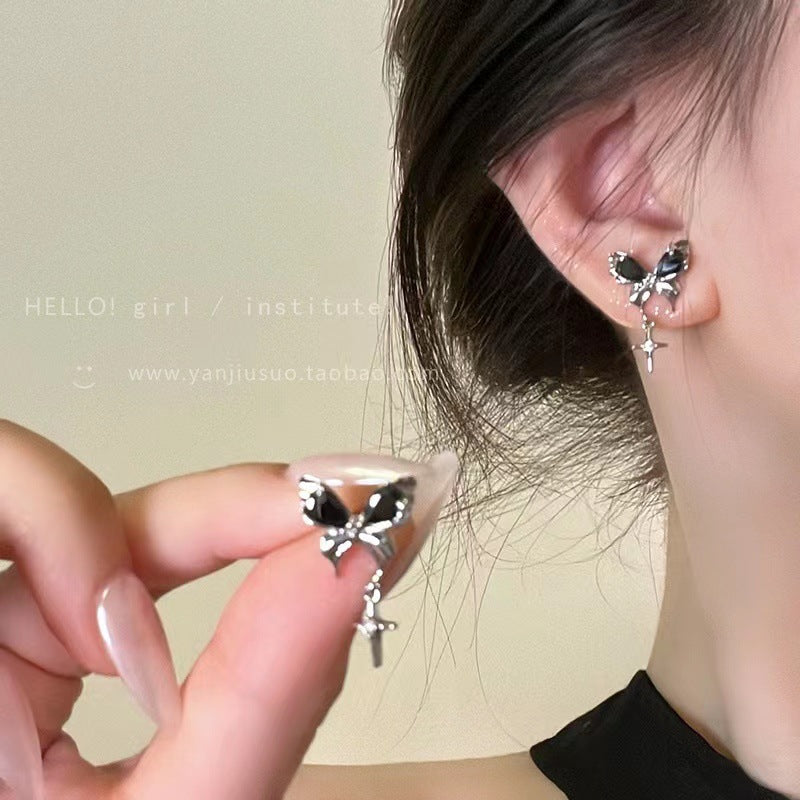 Elegant Pearl Drop Earrings For Women, 2-in-1 Design Gold Plated Cubic Zirconia Bar Stud Earrings, Luxury Vintage Dangle Earrings For Wedding Daily Wear