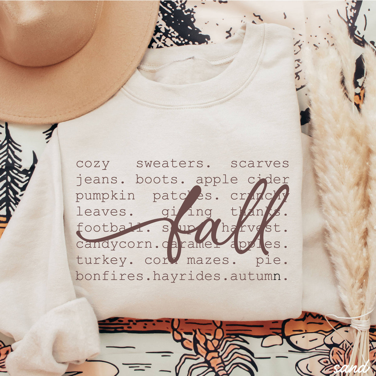 Fall Words Sweatshirt