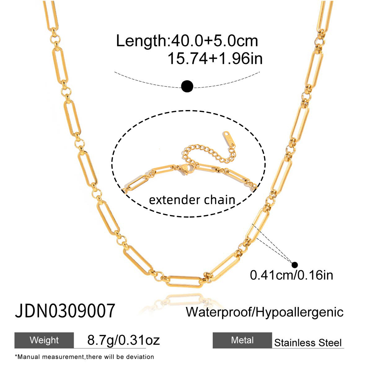 Stainless Steel Zircon Spinner Necklace Collection