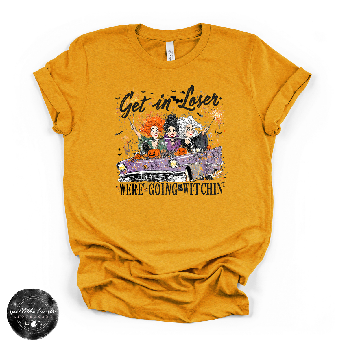 Get In Loser, We're Going Witchin' Tee | Funny Witchy Halloween Graphic T-Shirt