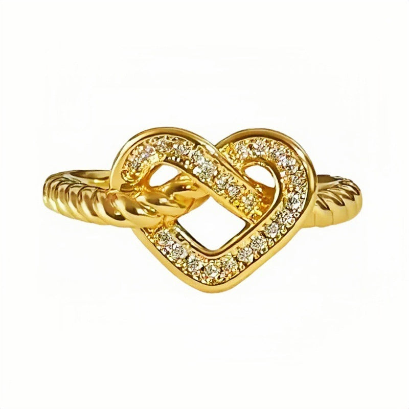 Womens Versatile Trendy Niche Ring