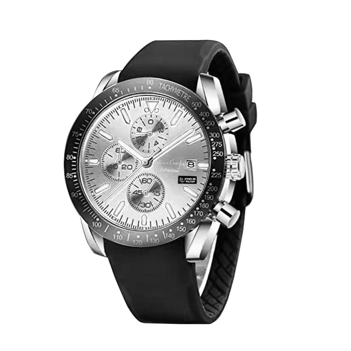 Van Gogh Starry Fantasy Series Men's Rubber Strap Watch