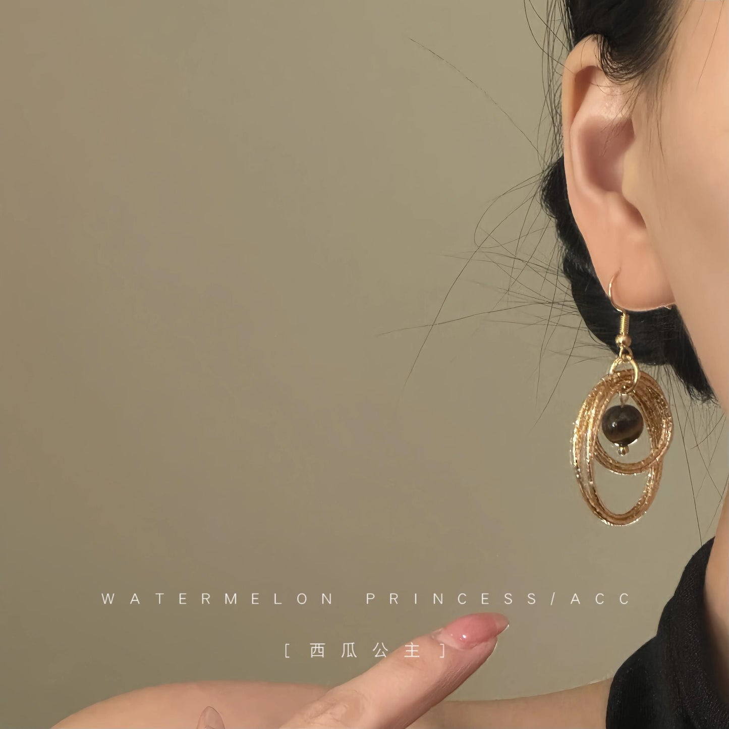 2026 Hot Sale Golden Tiger's Eye Earrings, Elegant & Unique Women's Jewelry