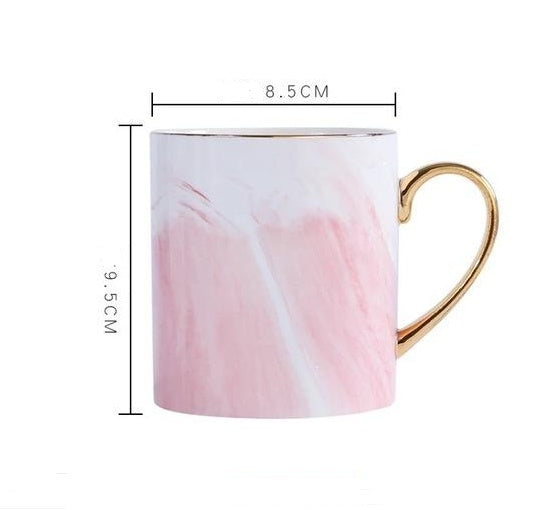 Marble Patterned Ceramic Cup