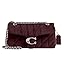 COACH Women's Pebble Tabby Shoulder Bag | Quilted, 26, with Chain