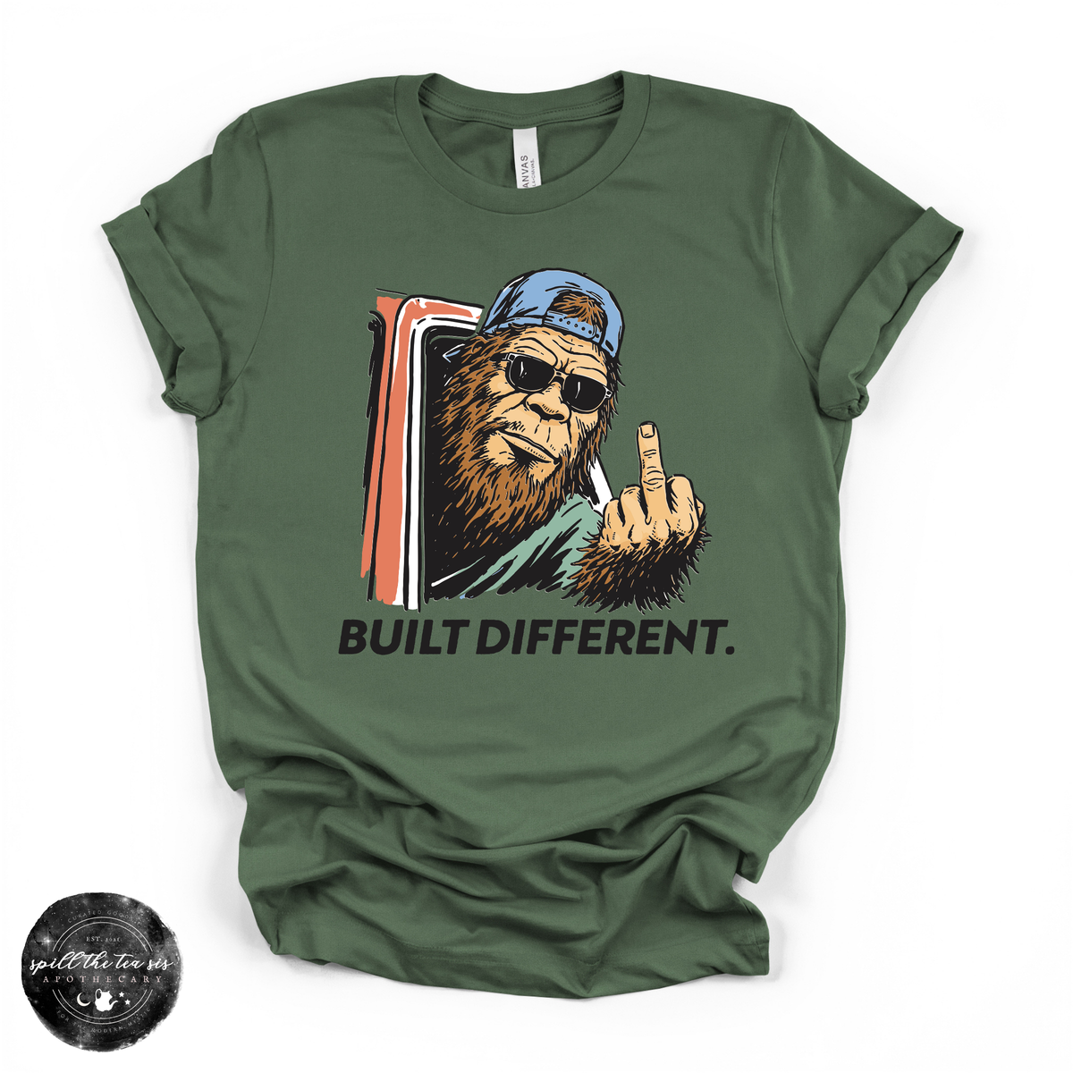 Built Different Bigfoot Tee | Funny Sasquatch Graphic T-Shirt