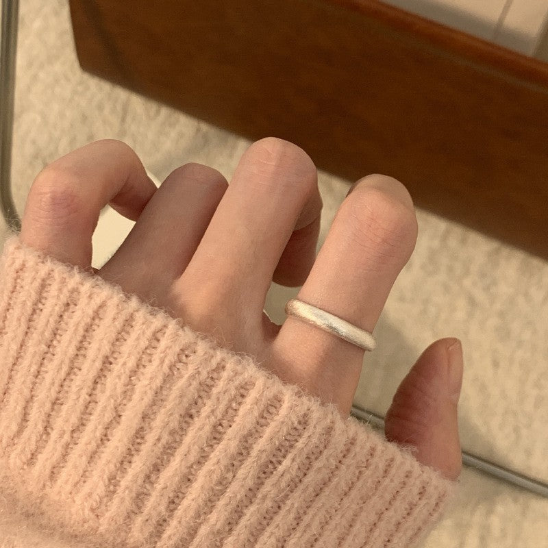 Irregular 925 Sterling Silver Stackable Rings For Women