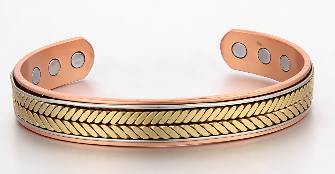 Adjustable Therapeutic Magnetic Pure Copper Bracelet