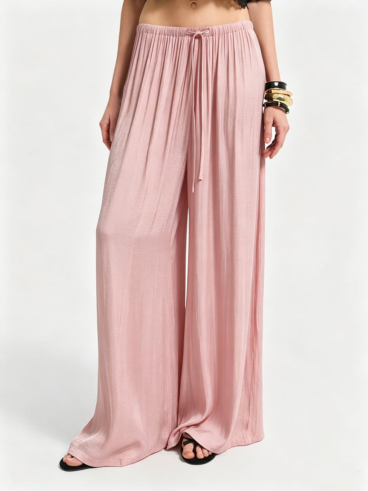 Wide-leg Casual Pants Womens Style Loose-fitting And Slimming
