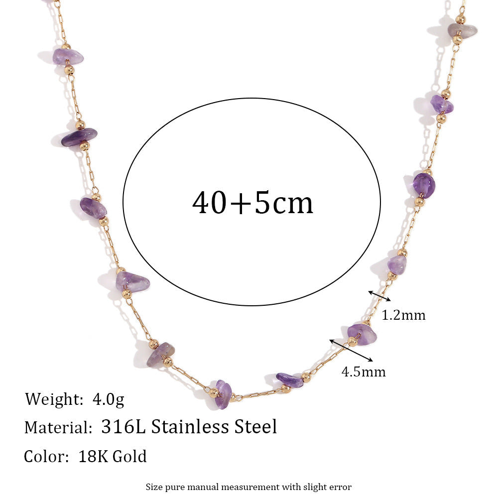 Fashionable Natural Pebble Handmade Bracelet