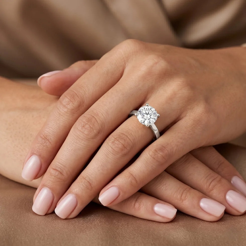 4 CT IGI Certified Lab Diamond Timeless Engagement Ring