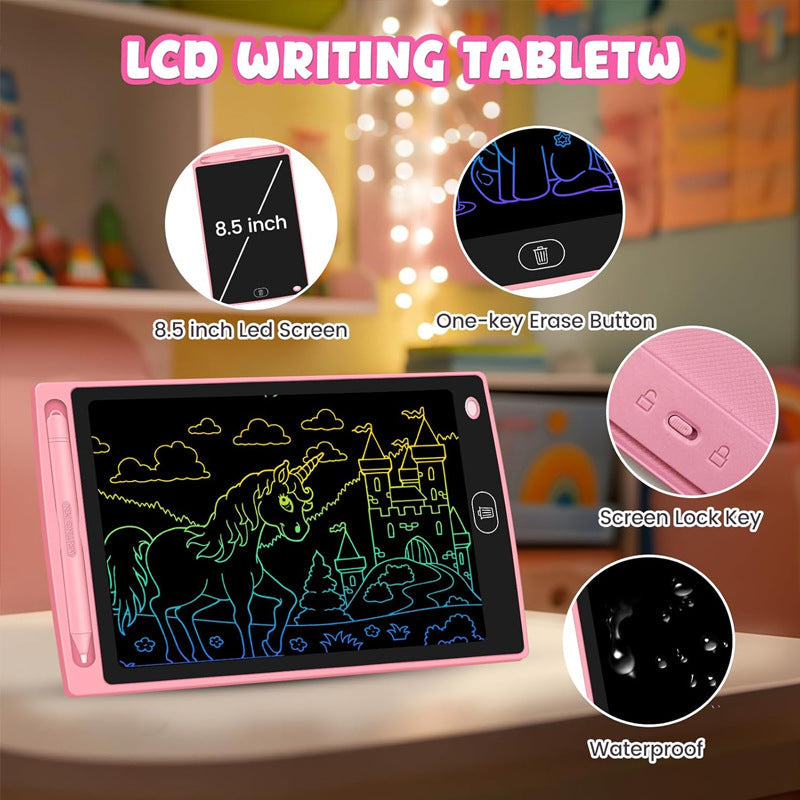 8.5-inch LCD Writing Tablet Trio Pack Kids Drawing Board  Doodle Board
