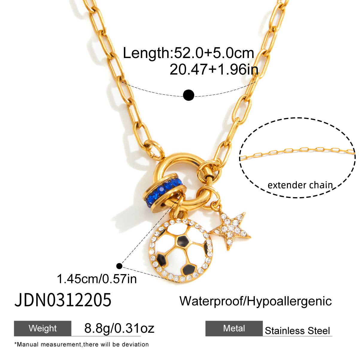 Sports Ball Enamel Necklace Collection