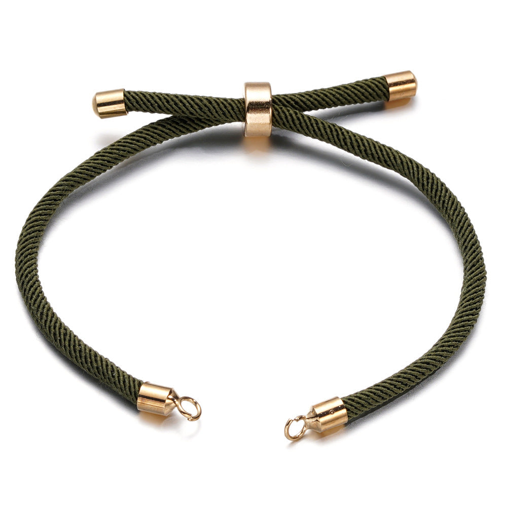 DIY Jewelry Accessories Christmas Semi-finished Adjustable Wrist Cord