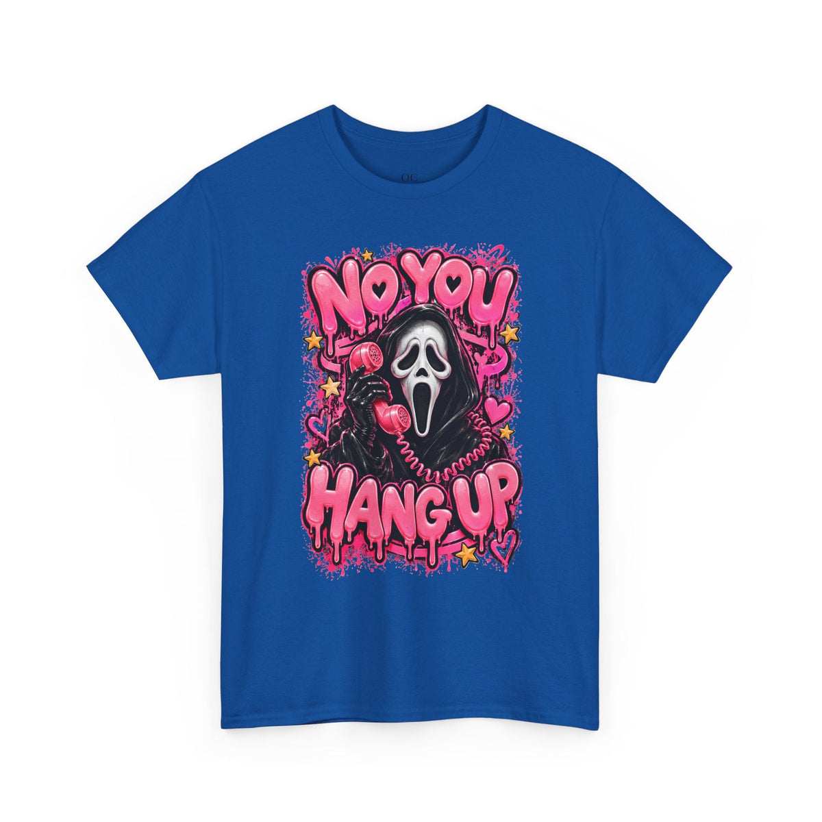 “No You Hang Up” Ghost Face Graphic Tee