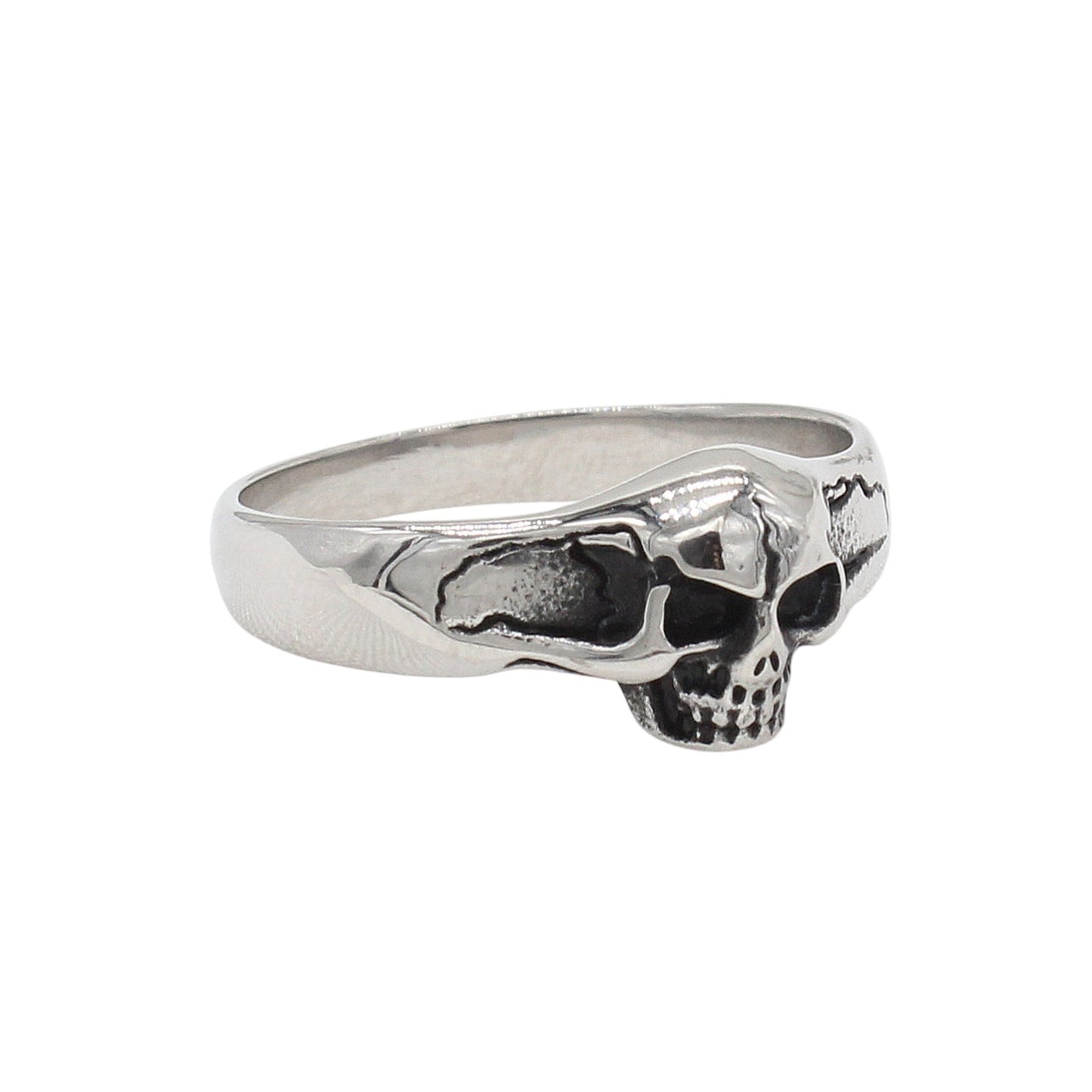 European And American Style Personalized Vintage Skull Titanium Steel Ring