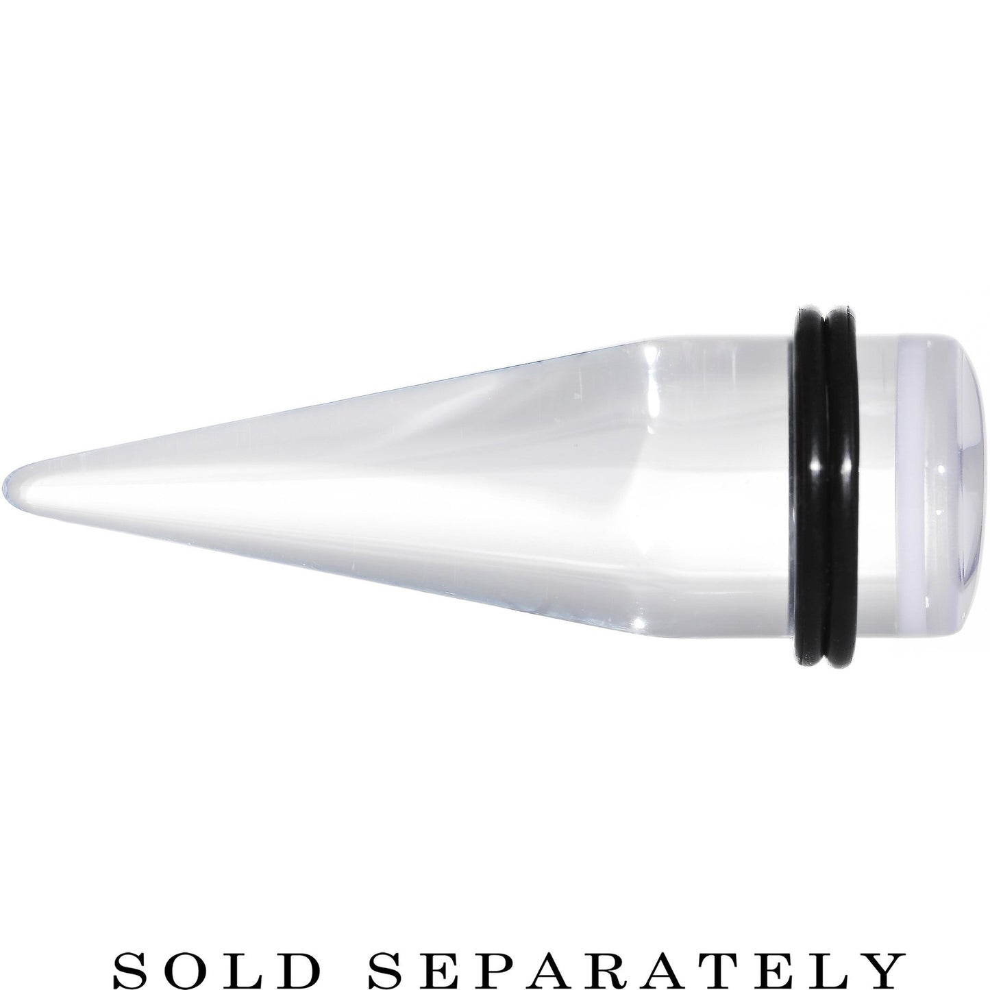 5/8 Clear White Acrylic Wish on a Star Taper