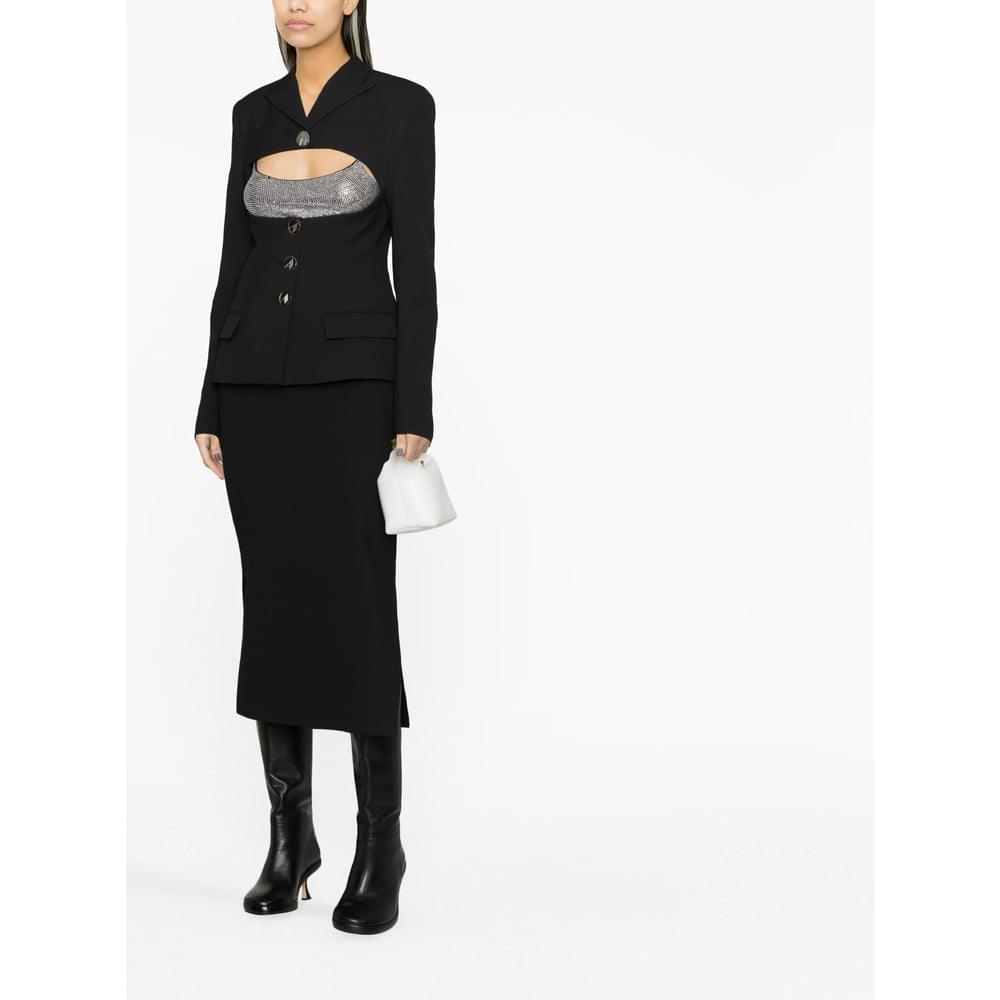 The Attico Black Jackets - Blazers Women Women