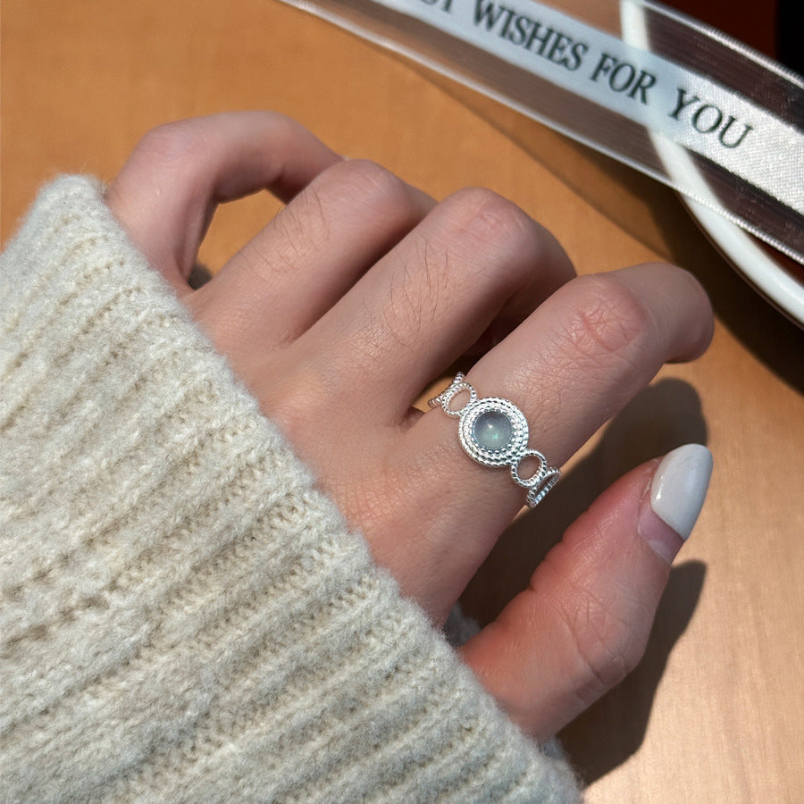Trendy Irregular 925 Sterling Silver Stackable Rings Set For Women, Non-Tarnish Minimalist INS Aesthetic Plain Band, Versatile Daily Wear Finger Jewelry